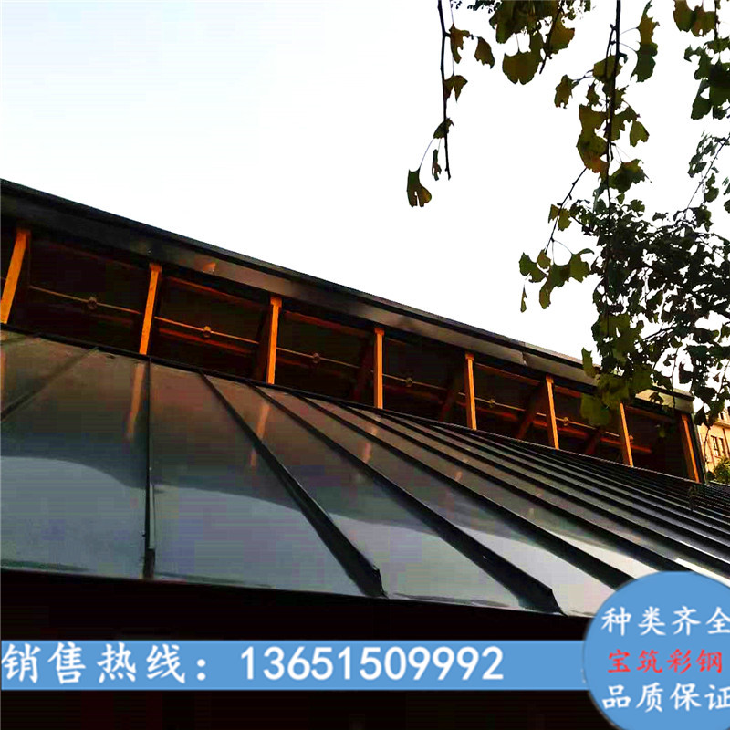 鋁鎂錳板（bǎn） 65-430氟碳塗層直立鎖邊彩鋁板 3003/3004鋁瓦楞板